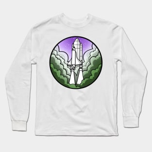 Genderqueer Pride Rocket Long Sleeve T-Shirt